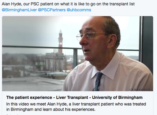 Alan Hyde patient experience