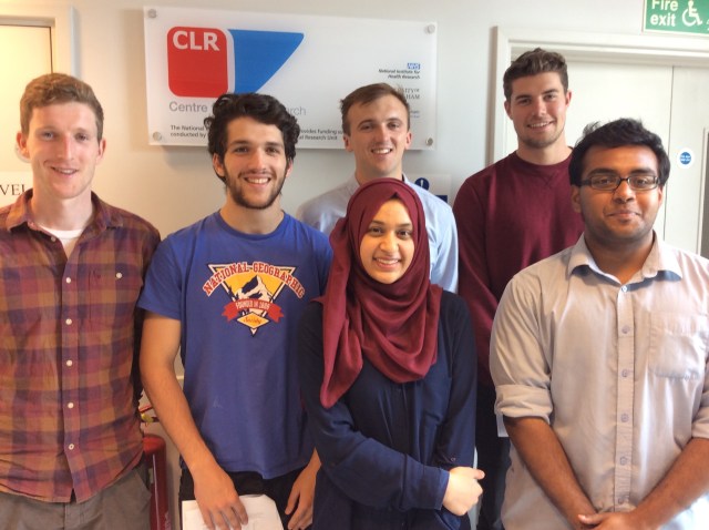 Intercalating Medics joining the CLR in 2015