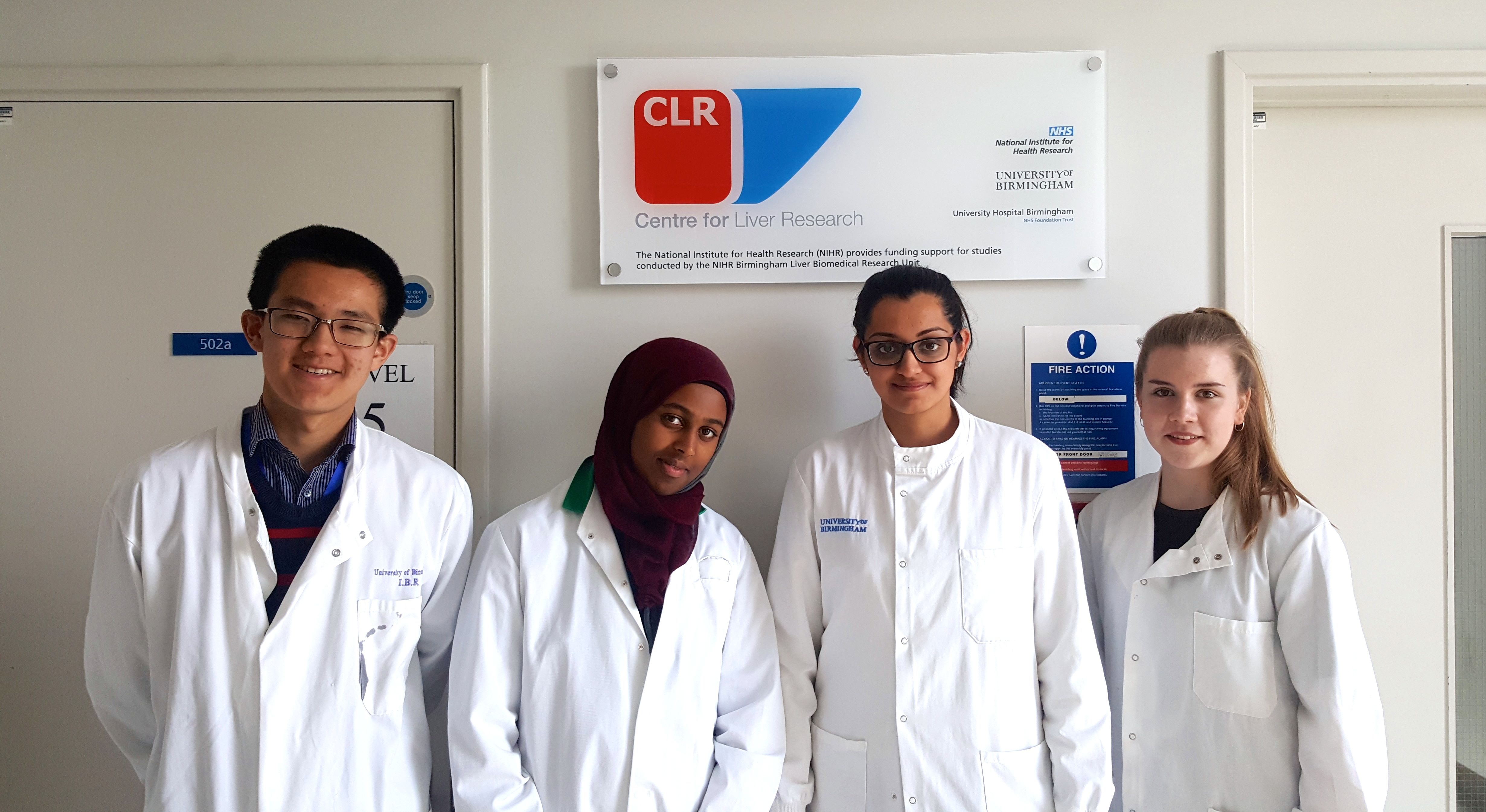 Work experience students Summer 2016-ZS